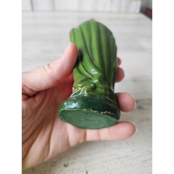 Vintage Germany Wiseman paper mache incense nativity figurine stable Xmas decor - Picture 9 of 10